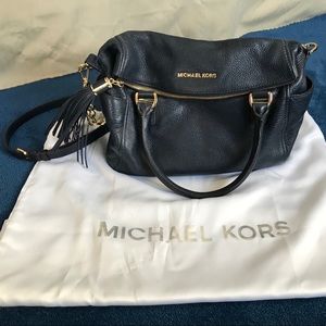 Michael Kors Navy Blue Handbag